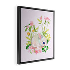 springtime bunny Framed Canvas Print Gallery Image 2