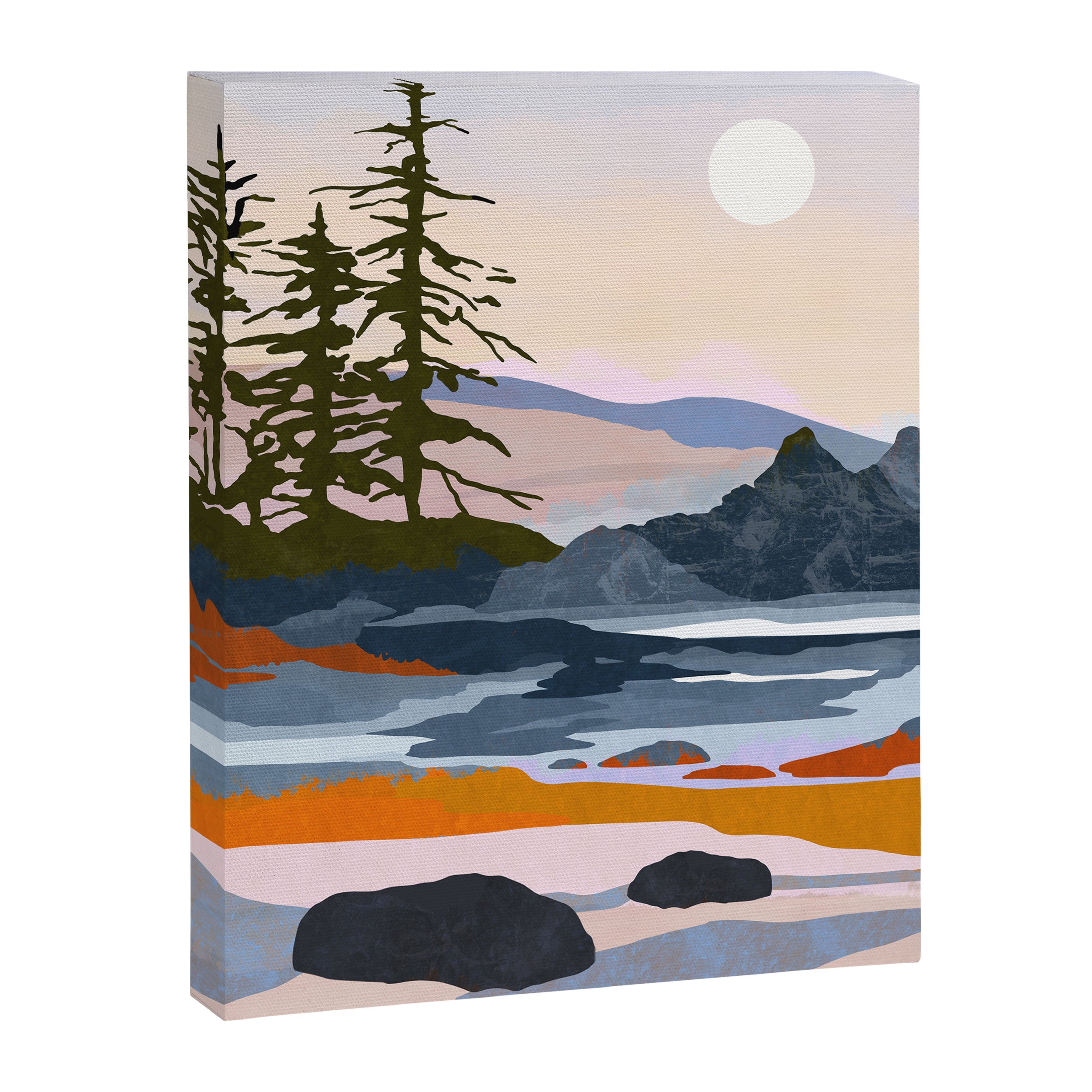 valley moon Canvas Print Gallery Image 6