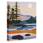 valley moon Canvas Print Gallery Image 3