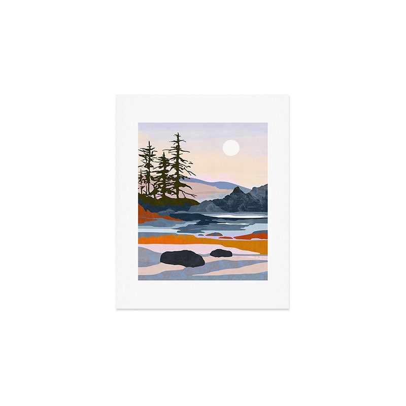 valley moon Art Print Gallery Image 1