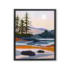 valley moon Framed Canvas Print Gallery Image 6
