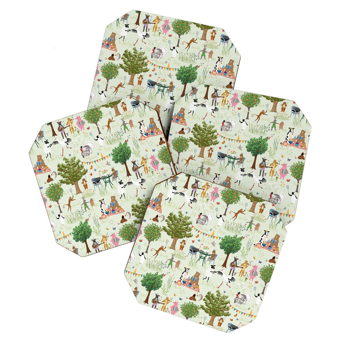 Animals' Garden Party Coaster Gallery Image 1