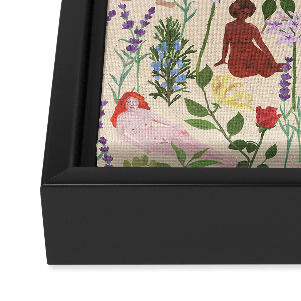 Aromatherapy Garden Framed Canvas Print Gallery Image 3