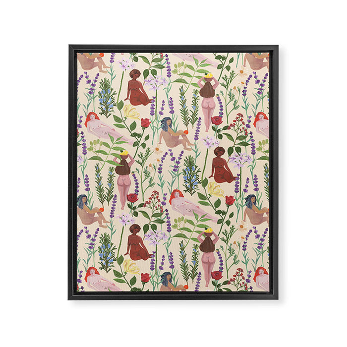 Aromatherapy Garden Framed Canvas Print Gallery Image 1