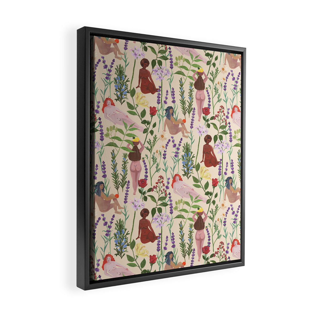 Aromatherapy Garden Framed Canvas Print Gallery Image 2