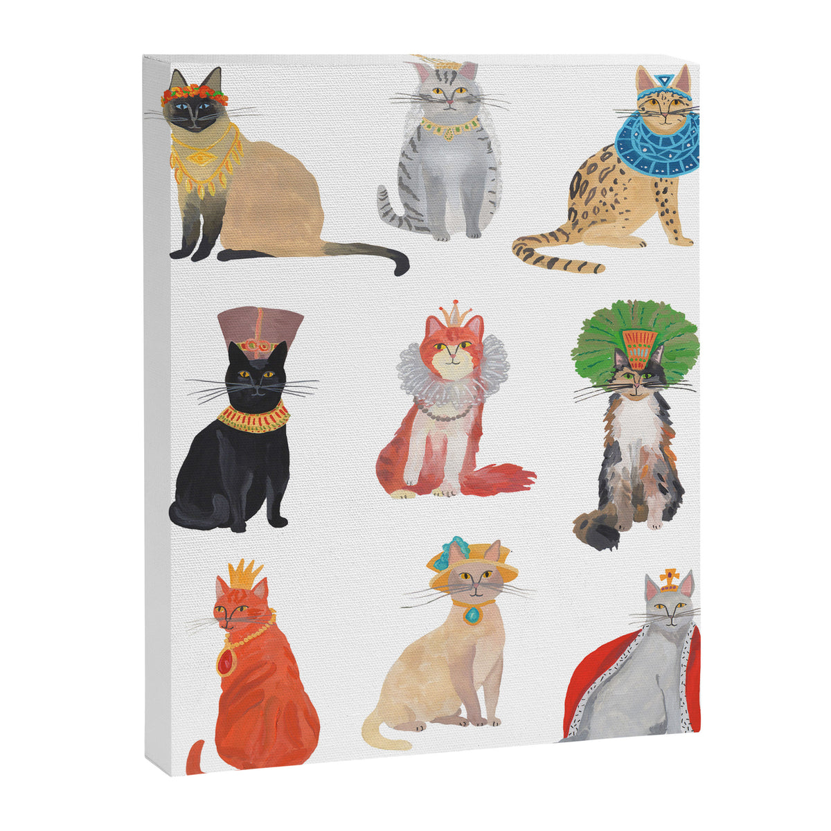 Cat Queens Canvas Print Gallery Image 8