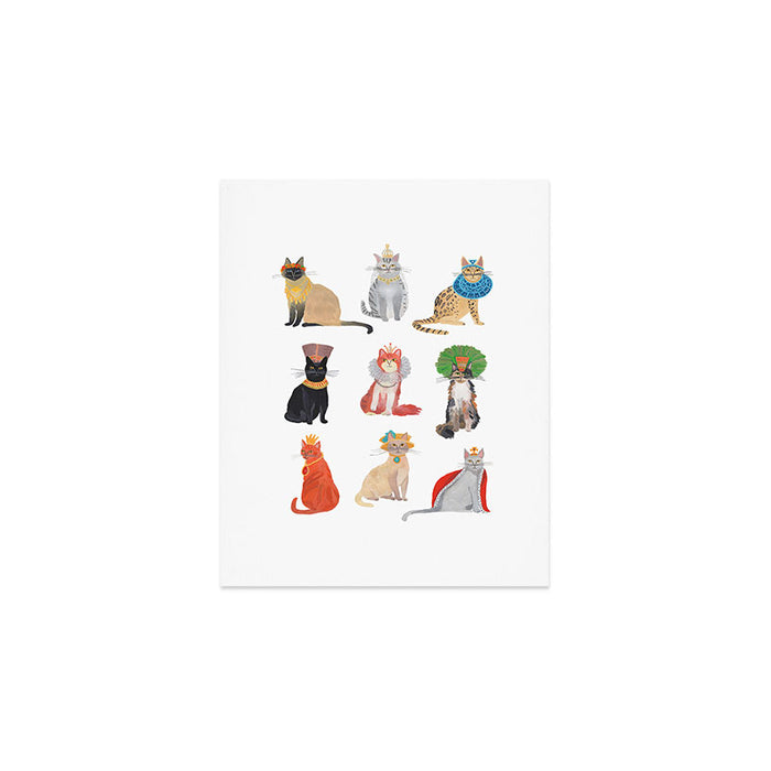 Cat Queens Art Print Gallery Image 1