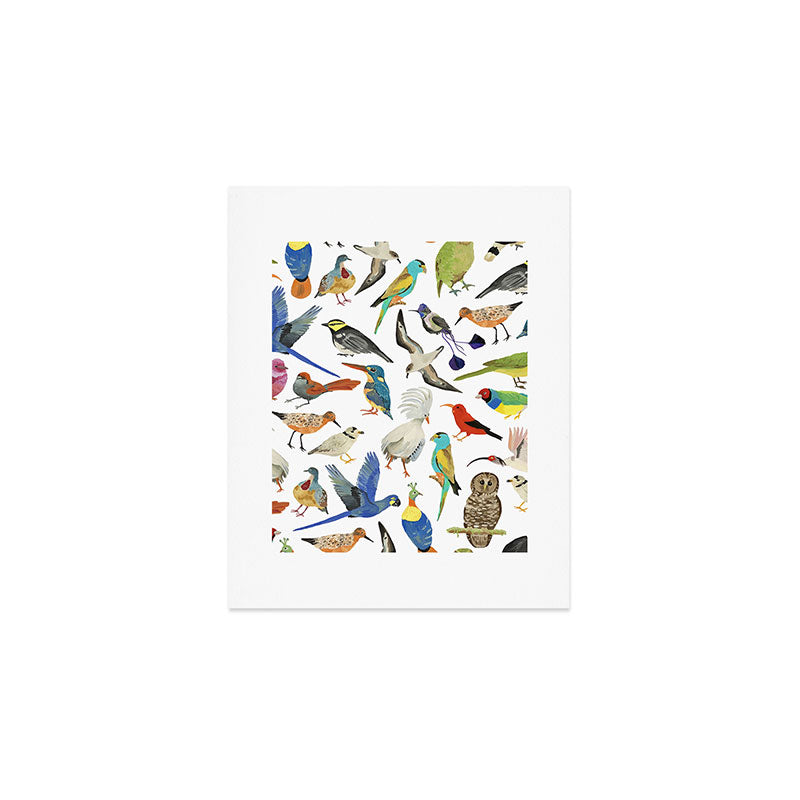 Endangered Birds Around the World Art Print Gallery Image 1