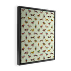 Off to the Horse Races (Mint) Framed Canvas Print Gallery Image 2