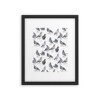 Pigeon Party Framed Art Print Gallery Image 6