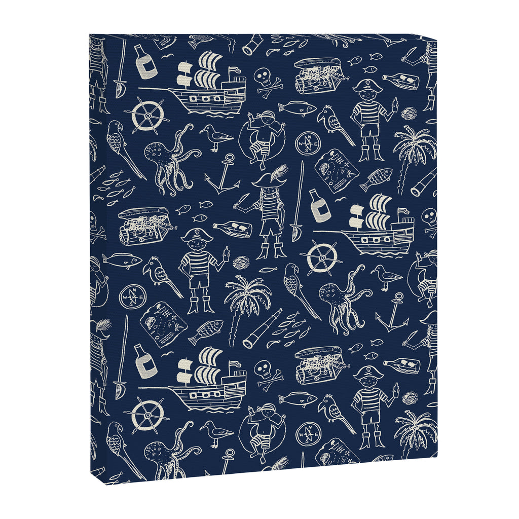 Pirate Play - Blue Canvas Print Gallery Image 8