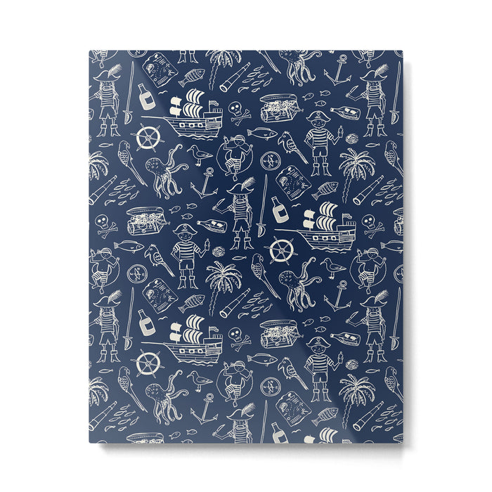 Pirate Play - Blue Metal Print Gallery Image 1