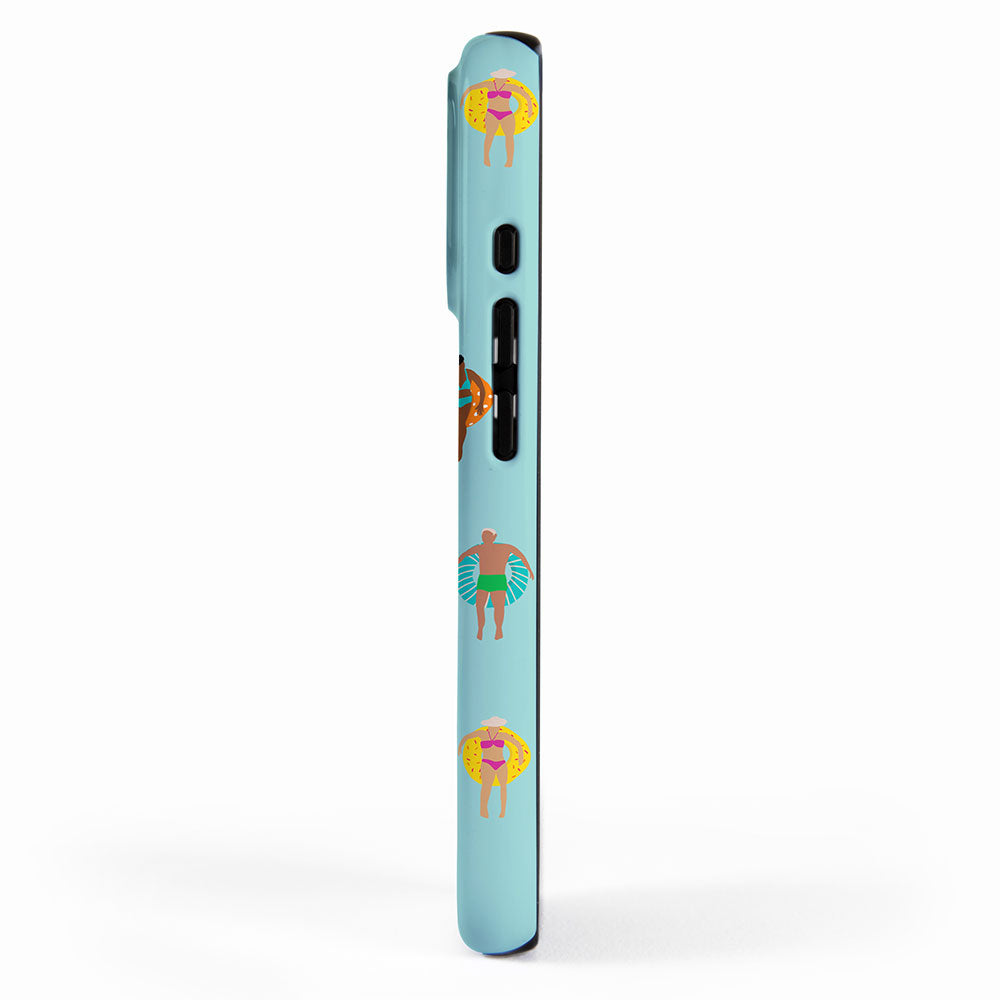 Pool Floating iPhone Case Gallery Image 2
