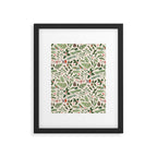 Robin in a Winter Garden Framed Art Print Gallery Image 5