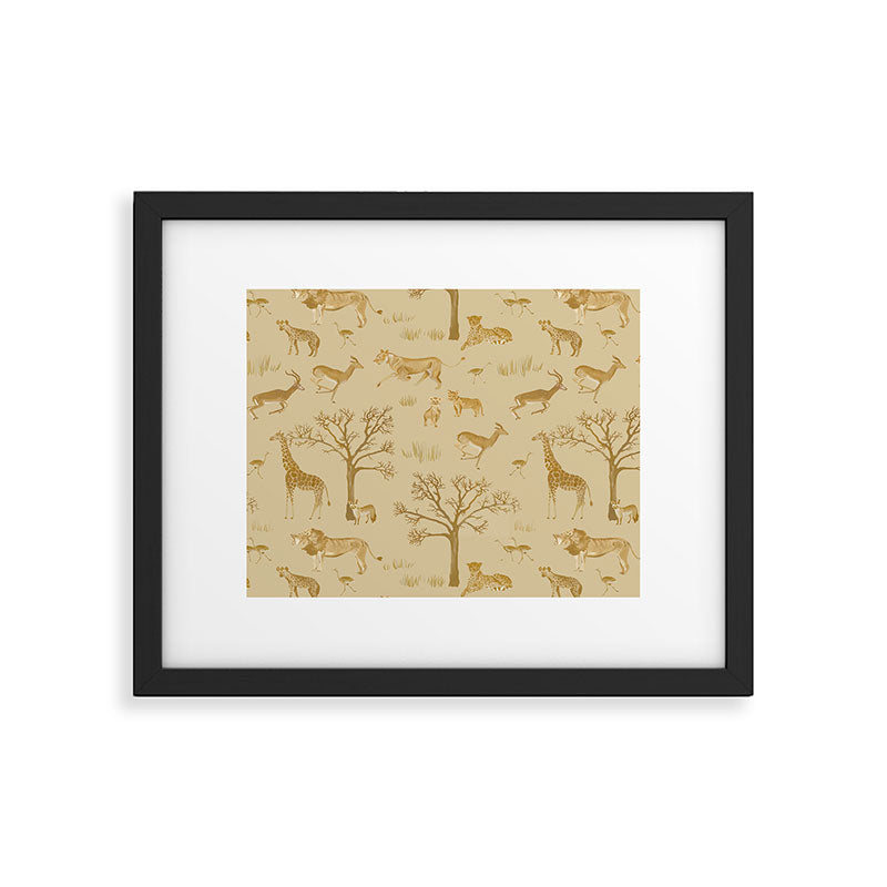 Safari in the Serengeti Framed Art Print Gallery Image 5