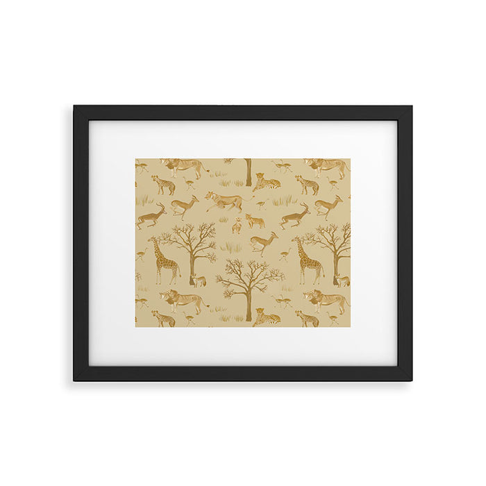 Safari in the Serengeti Framed Art Print Gallery Image 1