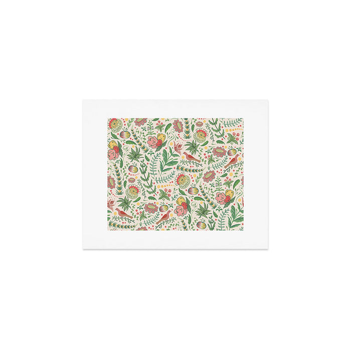 Swedish Floral - Cream Art Print Gallery Image 1