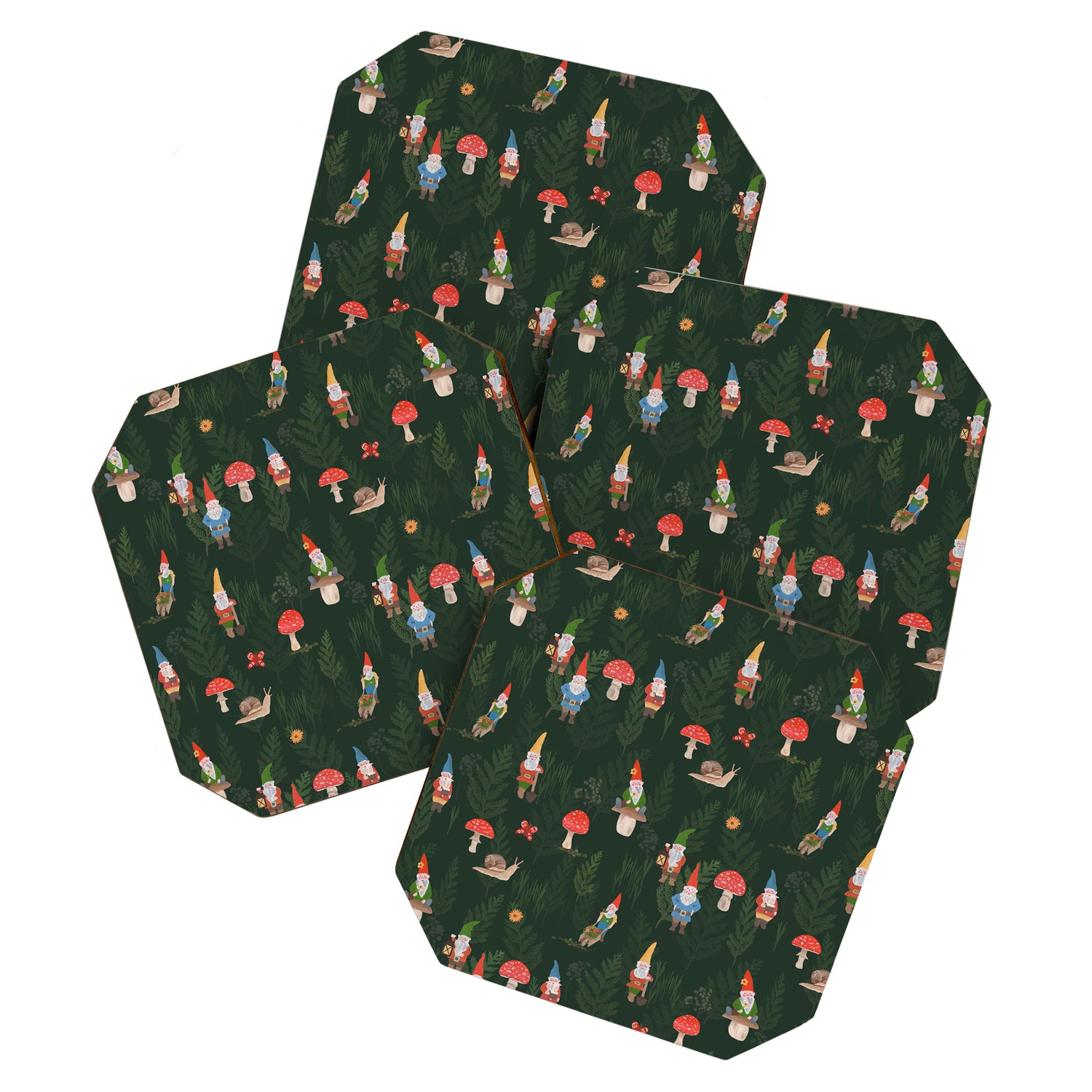 Woodland Gnomes Coaster Gallery Image 1