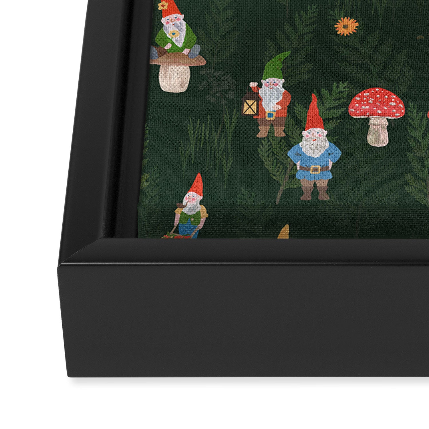 Woodland Gnomes Framed Canvas Print Gallery Image 3