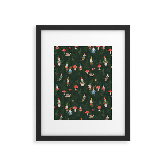 Woodland Gnomes Framed Art Print Gallery Image 1
