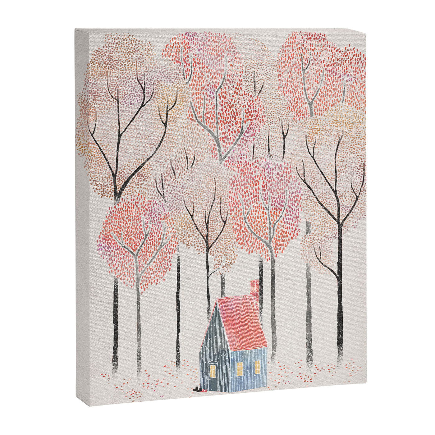 Cabin in the Woods Canvas Print