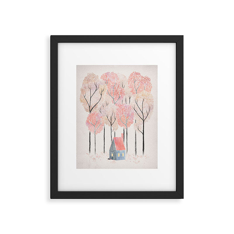 Cabin in the Woods Framed Art Print Gallery Image 5