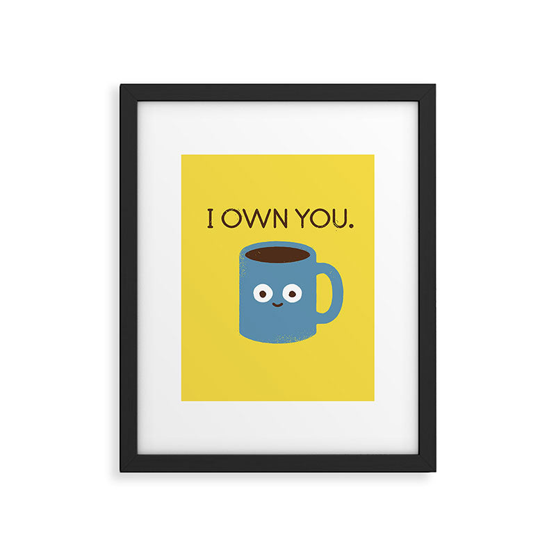 Coffee Talk Framed Art Print