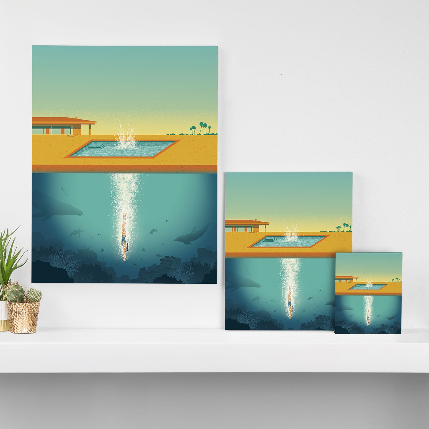 Beneath the Surface Canvas Print Gallery Image 3