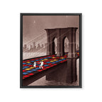 Dancing on the Bridge Framed Canvas Print Gallery Image 6