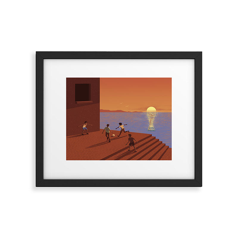 Dreaming Football Framed Art Print Gallery Image 5