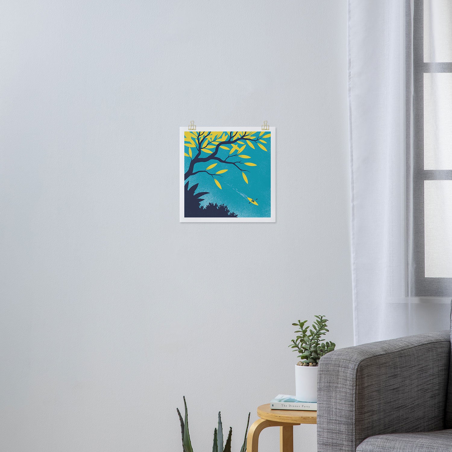 Leaf on Water Art Print Gallery Image 3