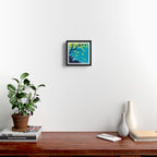 Leaf on Water Framed Art Print Gallery Image 2