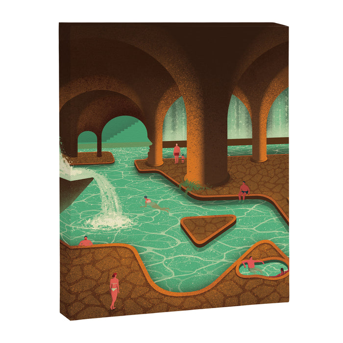 Secret Thermal Baths Canvas Print Gallery Image 1