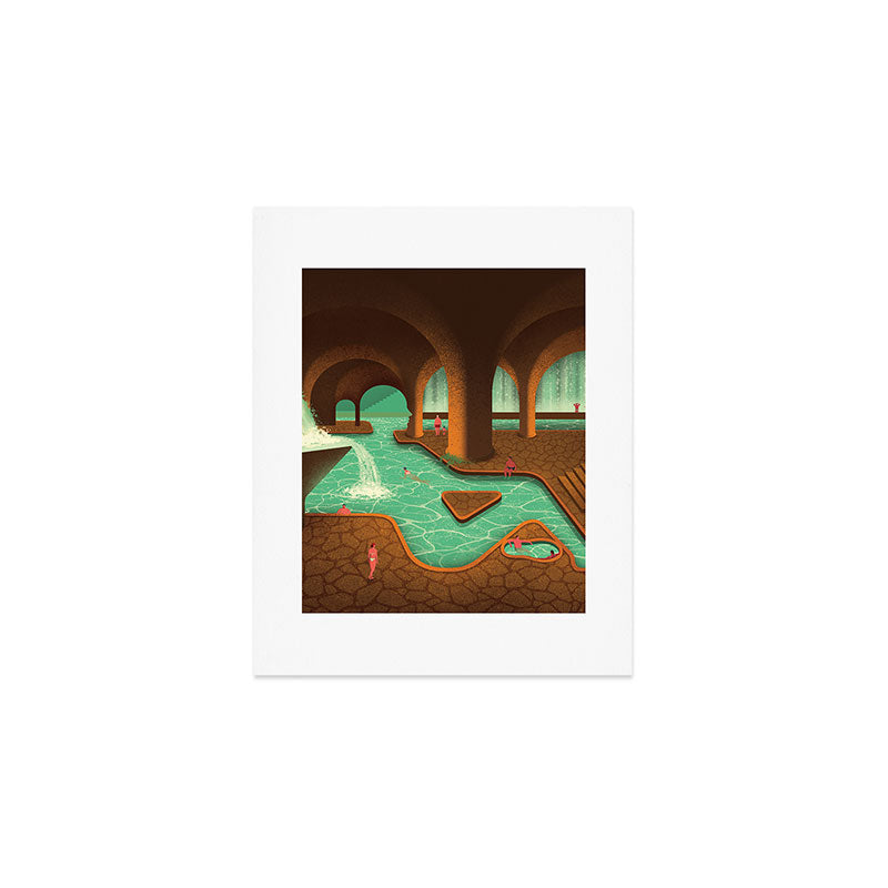 Secret Thermal Baths Art Print Gallery Image 1
