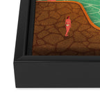 Secret Thermal Baths Framed Canvas Print Gallery Image 3