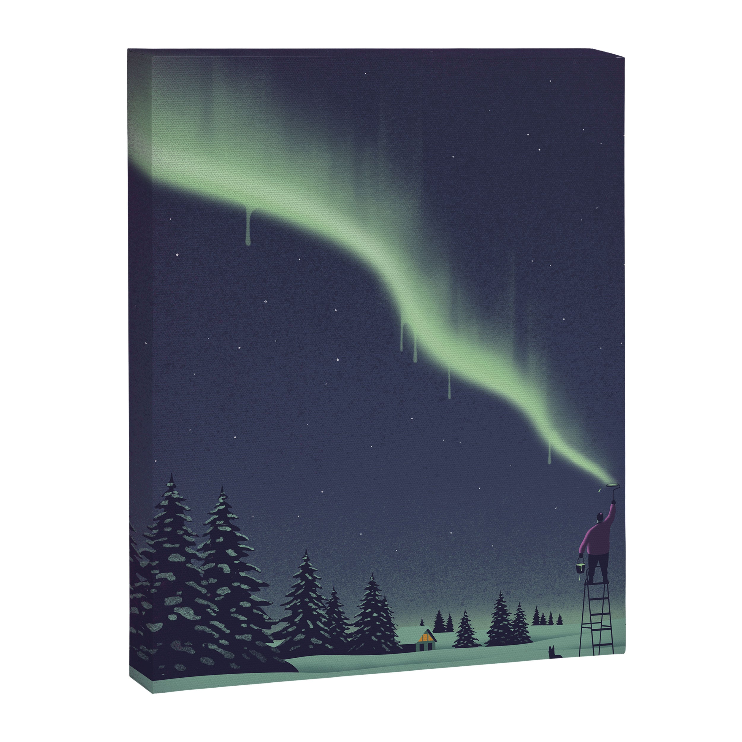 Winter Painting Canvas Print Gallery Image 6