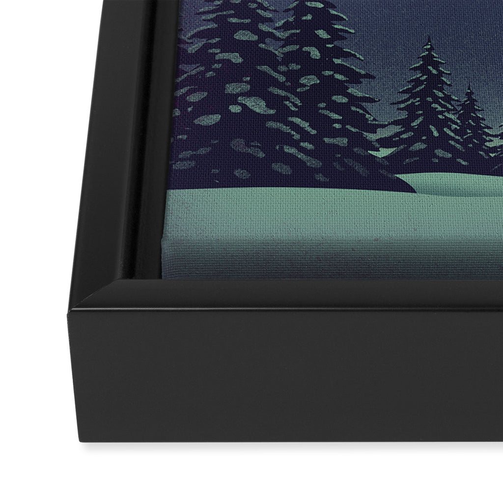 Winter Painting Framed Canvas Print Gallery Image 3