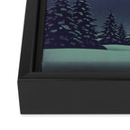 Winter Painting Framed Canvas Print Gallery Image 3