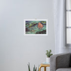 Capybara in the pond Art Print Gallery Image 3