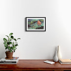 Capybara in the pond Framed Art Print Gallery Image 2
