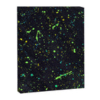 Blacklight Party Splatter Painting Version 2 Canvas Print Gallery Image 8
