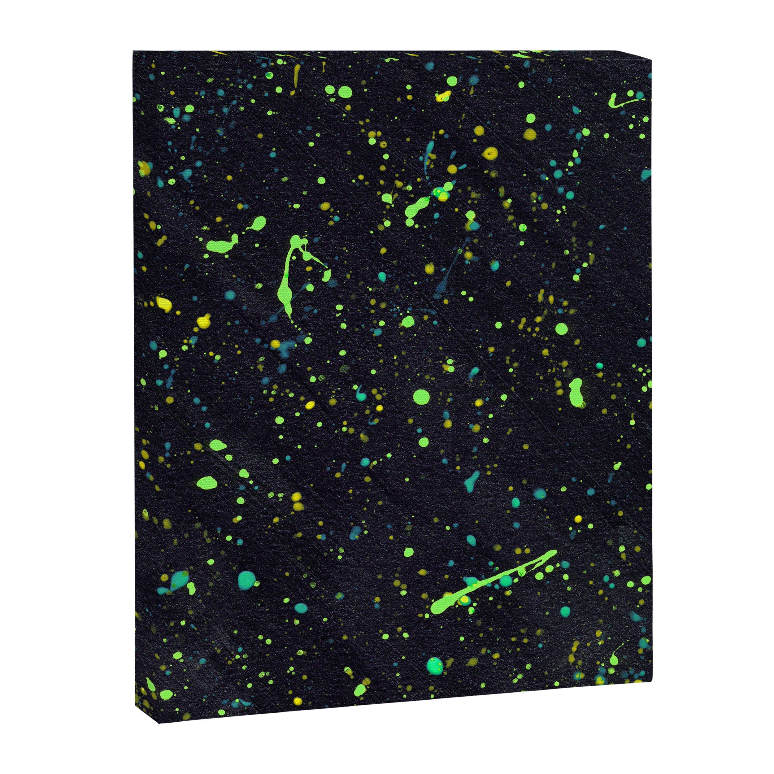 Blacklight Party Splatter Painting Version 2 Canvas Print Gallery Image 8