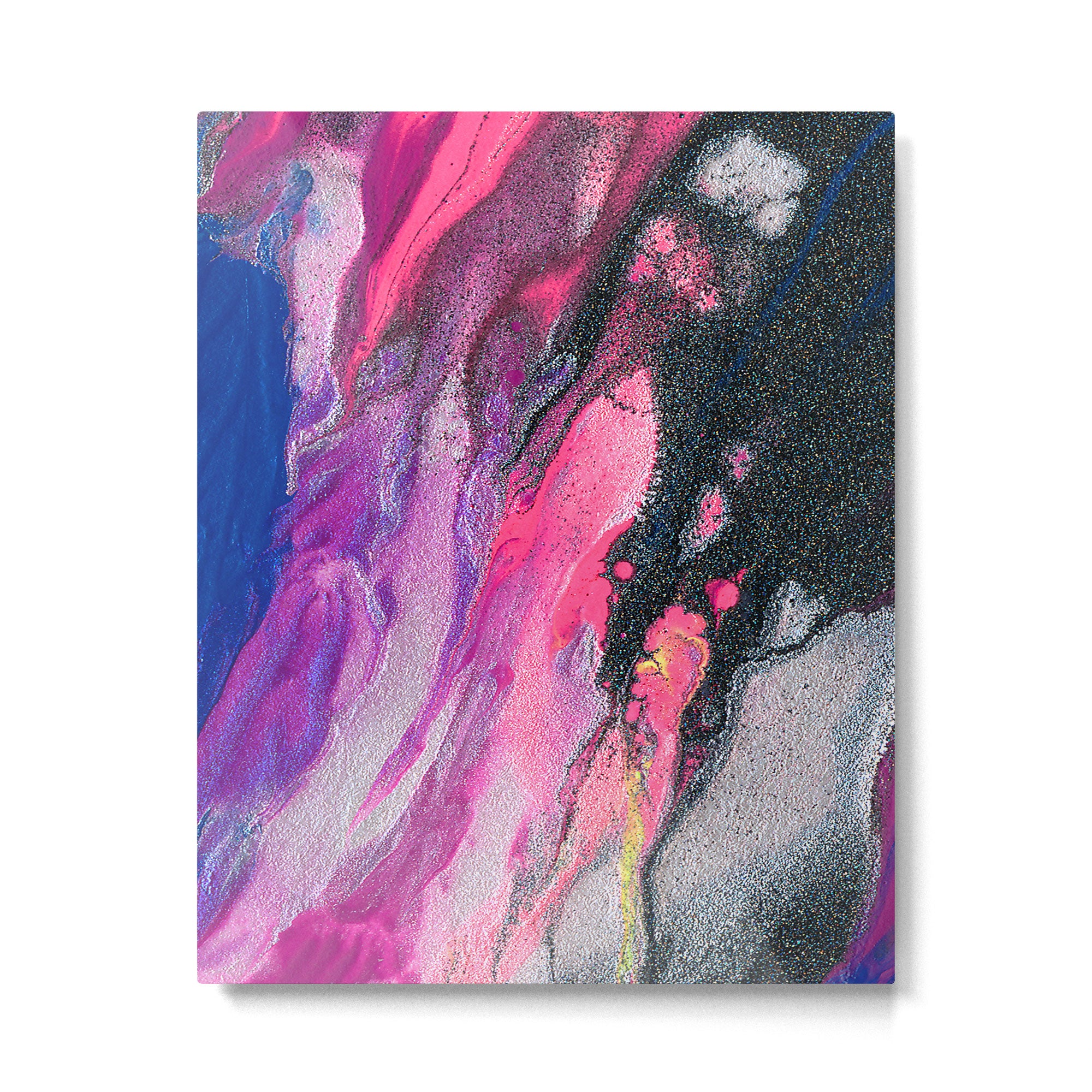 Bursting with Cosmic Joy Abstract Painting Metal Print Gallery Image 6