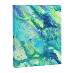 Caribbean Blues Abstract Canvas Print Gallery Image 8