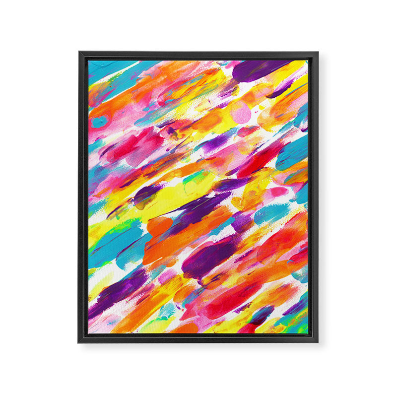 Fruity and Colorful Abstract Painting Framed Canvas Print Gallery Image 8