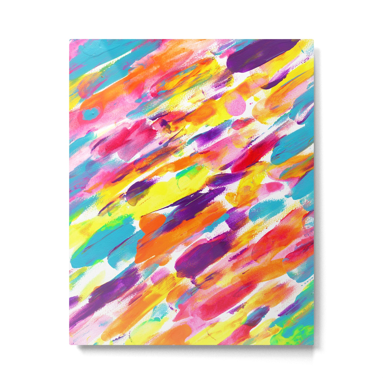 Fruity and Colorful Abstract Painting Metal Print Gallery Image 6