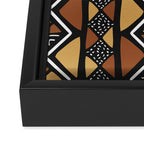 African mud cloth Mali Framed Canvas Print Gallery Image 3