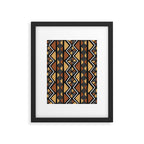 African mud cloth Mali Framed Art Print Gallery Image 6