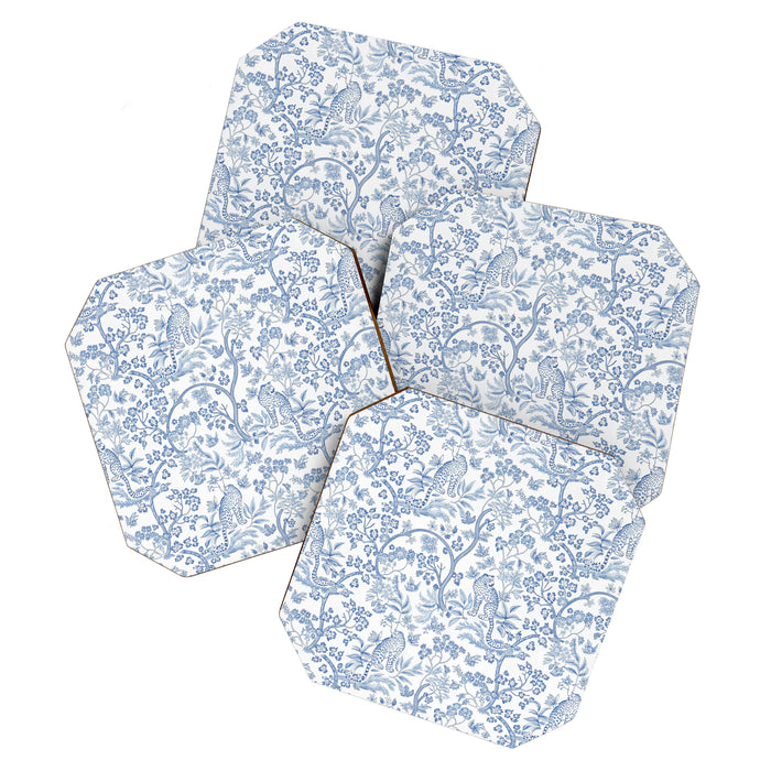 Cheetah Chinoiserie  Coaster Gallery Image 1