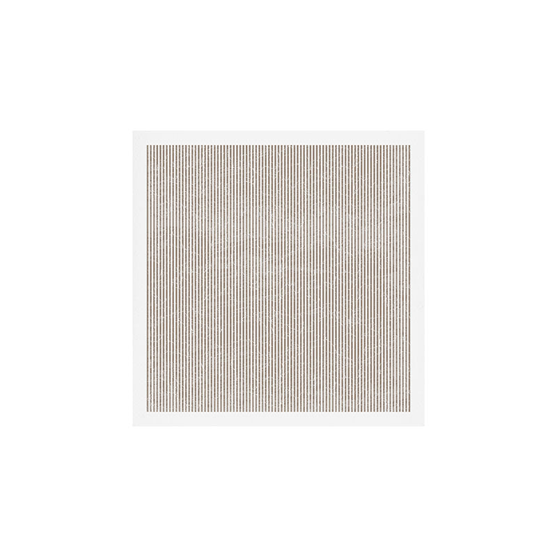 Cocoa Brown Tan Pinstripes Art Print Gallery Image 1